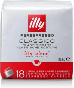 Illy - Iperespresso Koffie Home Classico 6 X 18 Capsules 9 Illy - Iperespresso Koffie Home Classico 6 X 18 Capsules -Koffiedrank Winkel 1010x1200