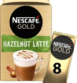 Nescafé Gold Hazelnoot Latte Oploskoffie - 6 Doosjes à 8 Zakjes -Koffiedrank Winkel 1111x1200 3