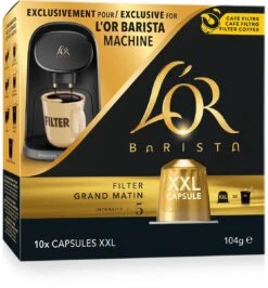 L'OR BARISTA XXL Filter Grand Matin (5) - 5 X 10 Koffiecups -Koffiedrank Winkel 1115x1200