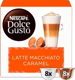 Nescafé Dolce Gusto Caramel Macchiato Capsules - 48 Koffiecups -Koffiedrank Winkel 1122x1200 2