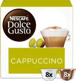 Nescafé Dolce Gusto Cappuccino Capsules - 48 Koffiecups 12 Nescafé Dolce Gusto Cappuccino Capsules - 48 Koffiecups -Koffiedrank Winkel 1122x1200