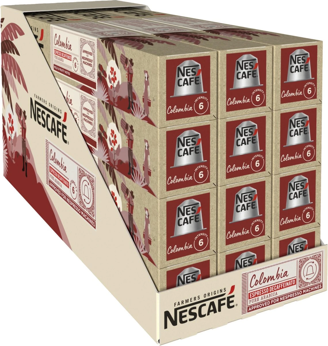 Nescafé Farmers Origins Colombia Espresso Decafé Capsules - 120 Koffiecups 3 Nescafé Farmers Origins Colombia Espresso Decafé Capsules - 120 Koffiecups