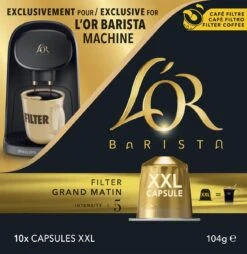 L'OR BARISTA XXL Filter Grand Matin (5) - 5 X 10 Koffiecups -Koffiedrank Winkel 1169x1200 2
