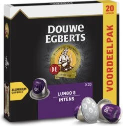Douwe Egberts Lungo Intens Koffiecups - Intensiteit 8/12 - 10 X 20 Capsules -Koffiedrank Winkel 1170x1200