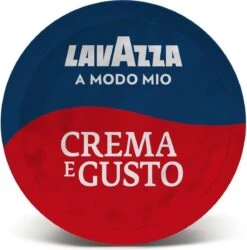 LAVAZZA A Modo Mio Crema E Gusto – 16 Cups -Koffiedrank Winkel 1185x1200 1