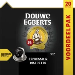 Douwe Egberts Espresso Ristretto (12) - 10 X 20 Koffiecups -Koffiedrank Winkel 1189x1200 1