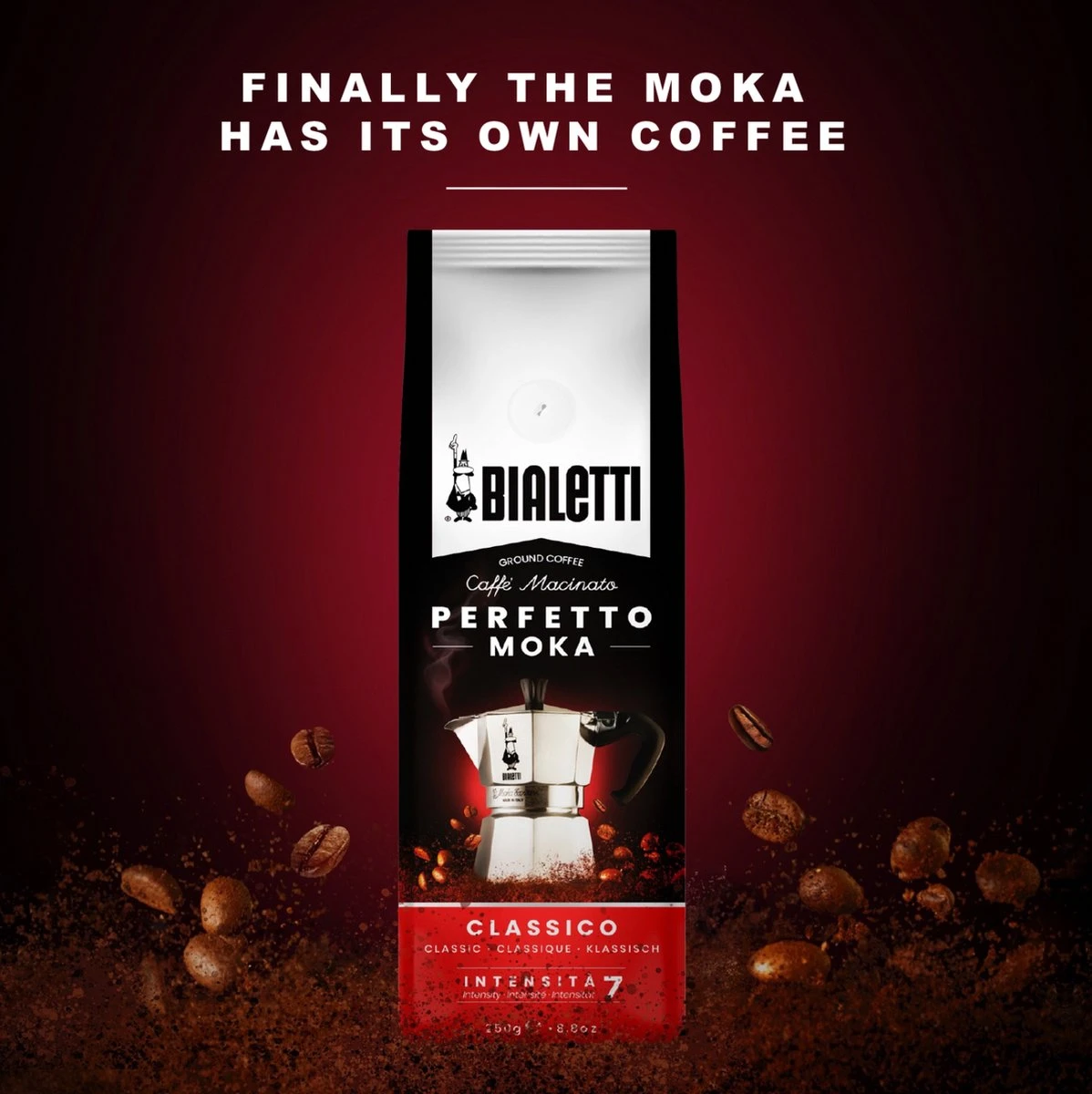 Bialetti Moka Classico Gemalen Koffie - 4 X 250 Gram 9 Bialetti Moka Classico Gemalen Koffie - 4 X 250 Gram - Afbeelding 7