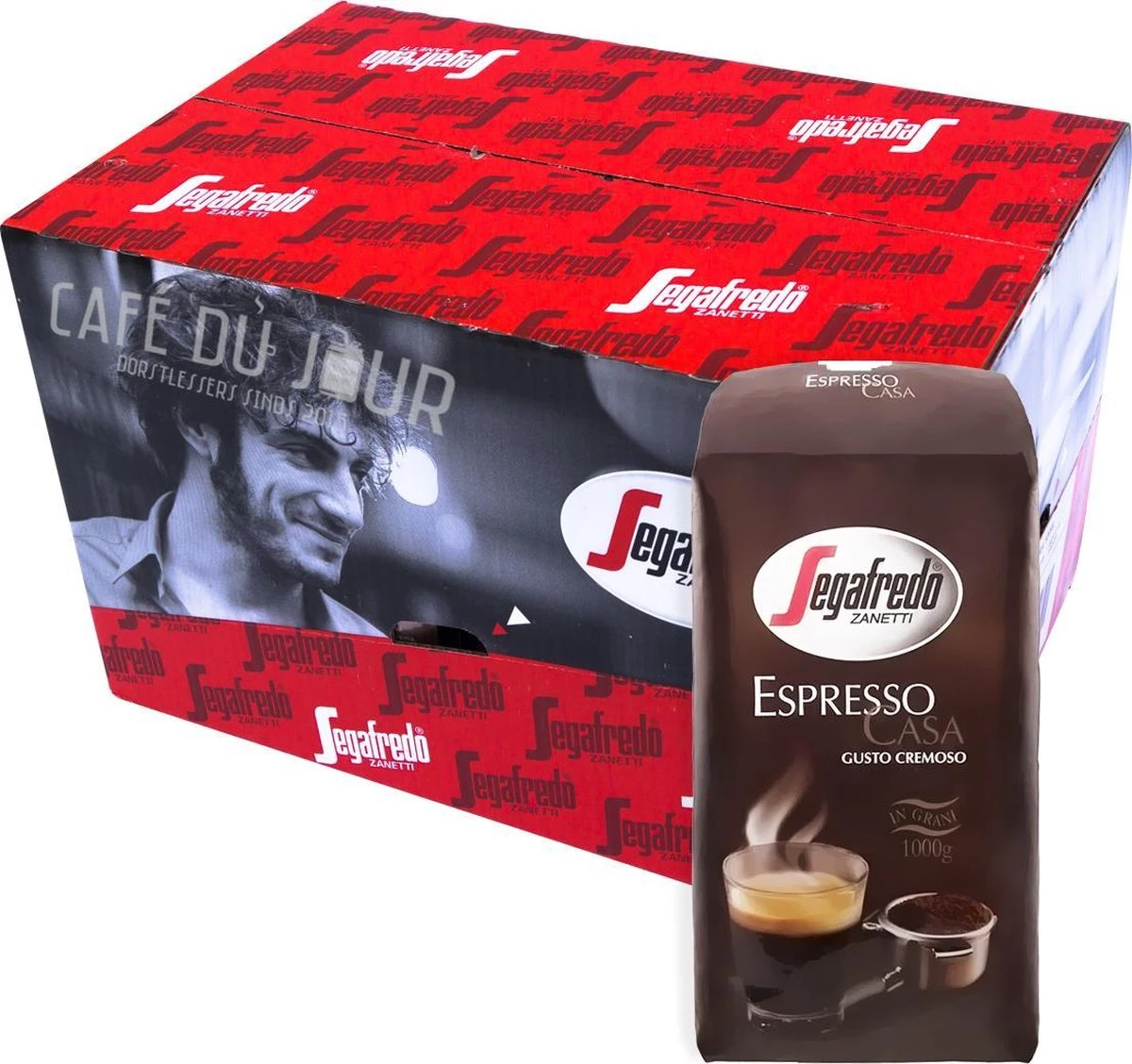 Segafredo Espresso Casa Koffiebonen - 8 X 1 Kg 3 Segafredo Espresso Casa Koffiebonen - 8 X 1 Kg