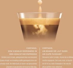 Nescafé Dolce Gusto Cortado Espresso Macchiato Capsules - 90 Koffiecups -Koffiedrank Winkel 1200x1130