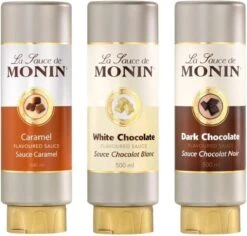 Monin Dessert Topping Dark Chocolate - 50 Cl 7 Monin Dessert Topping Dark Chocolate - 50 Cl -Koffiedrank Winkel 1200x1146
