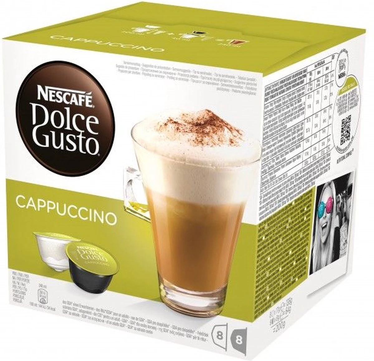 Dolce Gusto® Cappuccino - Light/skinny - 16x9 Capsules 3 Dolce Gusto® Cappuccino - Light/skinny - 16x9 Capsules