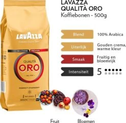 Lavazza Qualità Oro Koffiebonen 6 X 500g -Koffiedrank Winkel 1200x1170 1