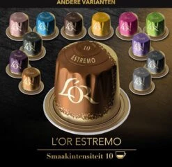 L'OR Lungo Estremo Koffiecups - Intensiteit 10/12 - 10 X 10 Capsules -Koffiedrank Winkel 1200x1173 2