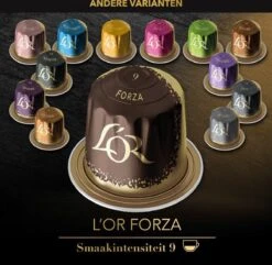 L'OR Espresso Forza Koffiecups - Intensiteit 9/12 - 10 X 10 Capsules -Koffiedrank Winkel 1200x1173 7