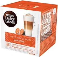 Nescafé Dolce Gusto Caramel Macchiato Capsules - 48 Koffiecups -Koffiedrank Winkel 1200x1179 1