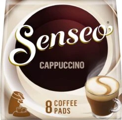 Senseo Cappuccino Koffiepads - 2/9 Intensiteit - 10 X 8 Pads -Koffiedrank Winkel 1200x1181 3