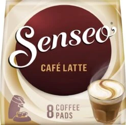 Senseo Café Latte Koffiepads - 2/9 Intensiteit - 4 X 8 Pads -Koffiedrank Winkel 1200x1184 5
