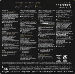 L'OR Lungo Profondo Koffiecups - Intensiteit 8/12 - 10 X 20 Capsules -Koffiedrank Winkel 1200x1186 9