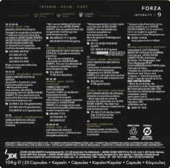 L'OR Espresso Forza Koffiecups - Intensiteit 9/12 - 10 X 20 Capsules -Koffiedrank Winkel 1200x1187 1