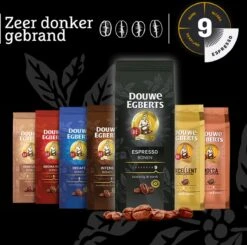 Douwe Egberts Espresso Koffiebonen - 4 X 1000 Gram - Extra Grote Verpakking -Koffiedrank Winkel 1200x1191 2