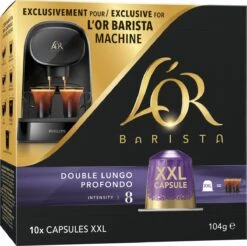 L'OR BARISTA XXL Lungo Profondo (8) - 5 X 10 Koffiecups -Koffiedrank Winkel 1200x1196 3
