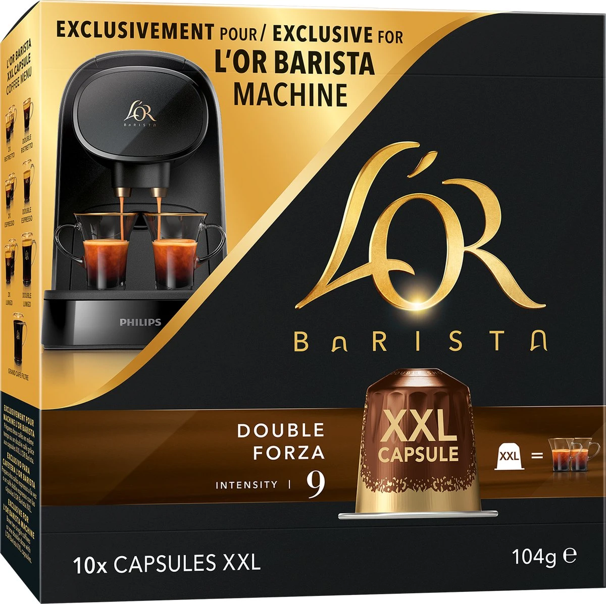 L'OR BARISTA XXL Forza (9) - 5 X 10 Koffiecups 10 L'OR BARISTA XXL Forza (9) - 5 X 10 Koffiecups - Afbeelding 8