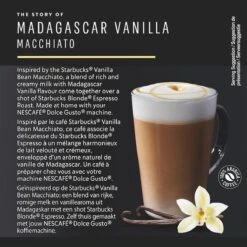 Starbucks By Dolce Gusto Capsules Madagascar Vanilla Macchiato- 3 Doosjes à 12 Koffiecups -Koffiedrank Winkel 1200x1198