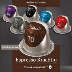 Douwe Egberts Espresso Krachtig Koffiecups - Intensiteit 10/12 - 10 X 20 Capsules -Koffiedrank Winkel 1200x1200 108