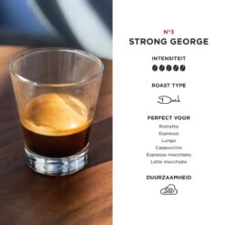 Aroma Club - Krachtige Koffiebonen 1KG - No. 3 Strong George - Koffie Intensiteit 5/5 -Koffiedrank Winkel 1200x1200 166