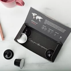 Aroma Club - Nespresso Compatible Capsules (120 St.) - No. 3 Strong George - Intensiteit 5/5 - Espresso - 100% Aluminium Koffiecups -Koffiedrank Winkel 1200x1200 17