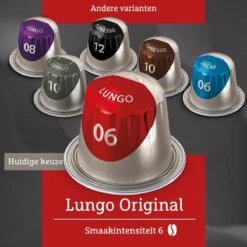Douwe Egberts Lungo Original Koffiecups - Intensiteit 6/12 - 10 X 20 Capsules -Koffiedrank Winkel 1200x1200 56