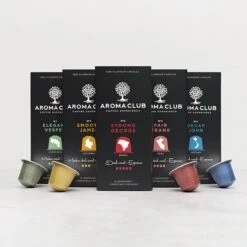 Aroma Club - Nespresso Compatible Capsules (120 St.) - No. 5 Decaf John - Intensiteit 3/5 - Decaf - 100% Aluminium Koffiecups -Koffiedrank Winkel 1200x1200 66