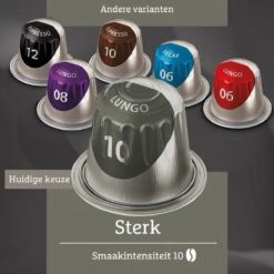 Douwe Egberts Lungo Sterk (10) - 10 X 20 Koffiecups 10 Douwe Egberts Lungo Sterk (10) - 10 X 20 Koffiecups -Koffiedrank Winkel 1200x1200 94