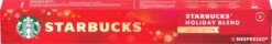 Starbucks By Nespresso Capsules Holiday Blend - 12 Doosjes à 10 Koffiecups -Koffiedrank Winkel 1200x196 1