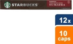 Starbucks By Nespresso Sumatra Espresso Dark Roast Capsules - 120 Koffiecups -Koffiedrank Winkel 1200x714