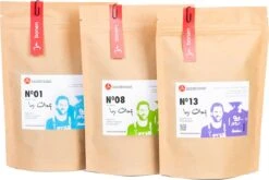 Localroast Koffie Proefpakket | Cadeaupakket | Vers Gebrand | Gemalen| Top Selectie| 3 X 200g | Direct Van Lokale Microbranderij -Koffiedrank Winkel 1200x802
