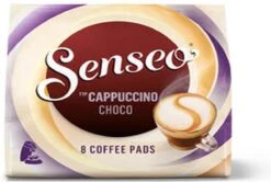 Senseo Cappuccino Choco Koffiepads - 2/9 Intensiteit - 4 X 8 Pads -Koffiedrank Winkel 1200x808