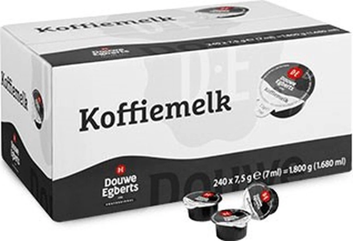 Douwe Egberts Koffiemelk Cups - 240 X 7,5 Gram 2 Douwe Egberts Koffiemelk Cups - 240 X 7,5 Gram