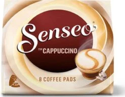 Senseo Cappuccino Koffiepads - 2/9 Intensiteit - 10 X 8 Pads -Koffiedrank Winkel 1200x937