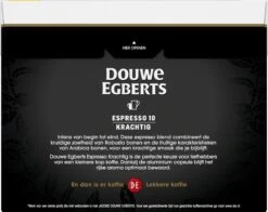 Douwe Egberts Espresso Krachtig (10) - 5 X 40 Koffiecups -Koffiedrank Winkel 1200x951