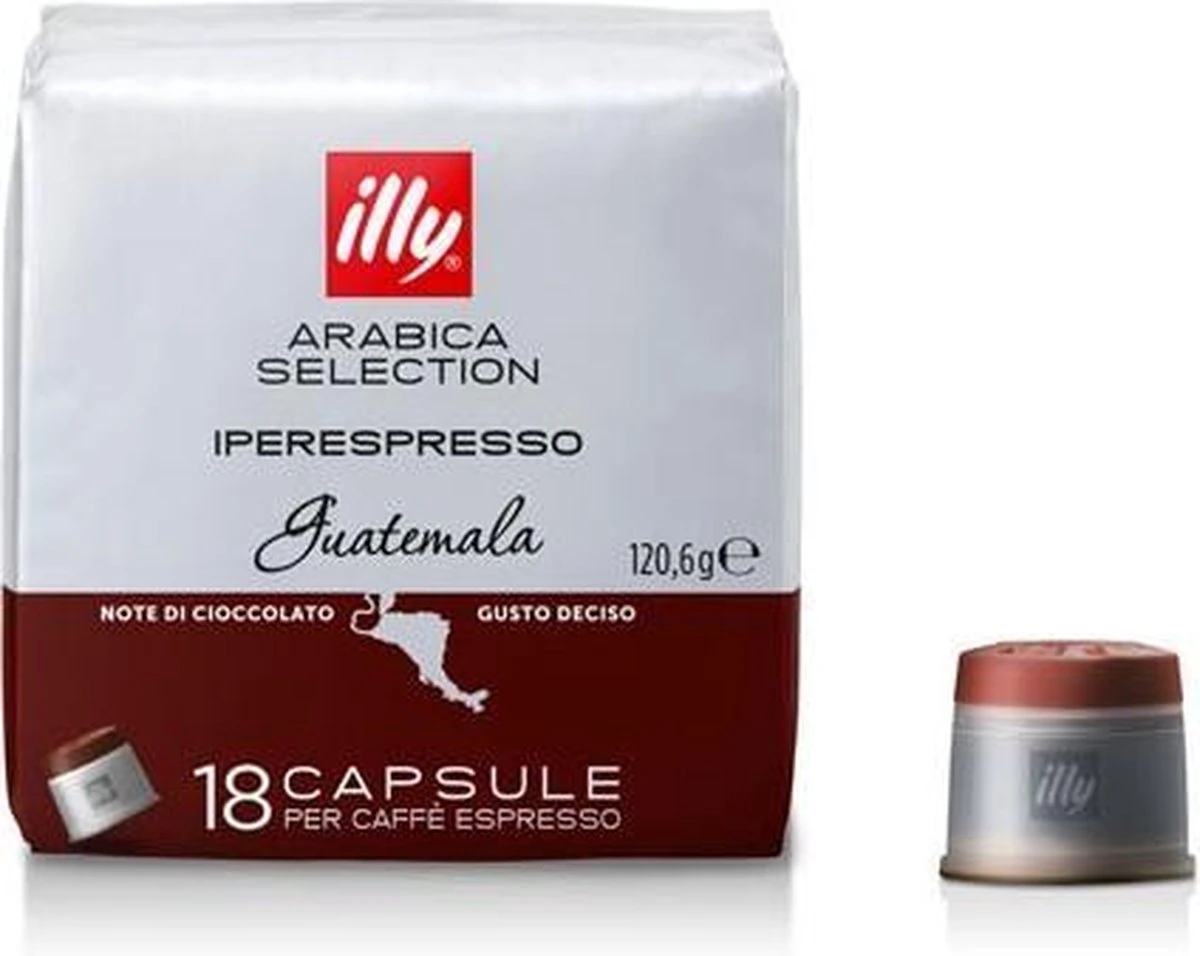 Illy Capsules Iperespresso Arabica Selection Guatemala 6 X 18 Stuks 5 Illy Capsules Iperespresso Arabica Selection Guatemala 6 X 18 Stuks - Afbeelding 3