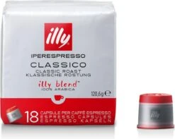 Illy - Iperespresso Koffie Home Classico 6 X 18 Capsules 10 Illy - Iperespresso Koffie Home Classico 6 X 18 Capsules -Koffiedrank Winkel 1200x957 1