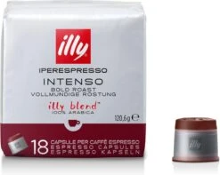 Illy - Iperespresso Koffie Home Intenso 6 X 18 Capsules -Koffiedrank Winkel 1200x957 2
