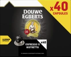 Douwe Egberts Espresso Ristretto Koffiecups (12) - 5 X 40 Koffiecups -Koffiedrank Winkel 1200x965