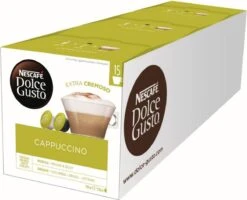 Nescafé Dolce Gusto Cappuccino Capsules - 90 Koffiecups -Koffiedrank Winkel 1200x972 1