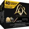 L'OR Espresso Ristretto Koffiecups - Intensiteit 11/12 - 4 X 40 Capsules -Koffiedrank Winkel 1200x984 1