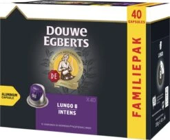 Douwe Egberts Lungo Intens (8) - 5 X 40 Koffiecups -Koffiedrank Winkel 1200x992 1