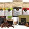 Highlands Gold - Koffiebonen Proefpakket - Koffie Cadeaupakket - 100% Arabica - Single Origin - 4 Soorten Koffie, Ambachtelijke Truffels En 2 Luxe Glazen -Koffiedrank Winkel 1200x996