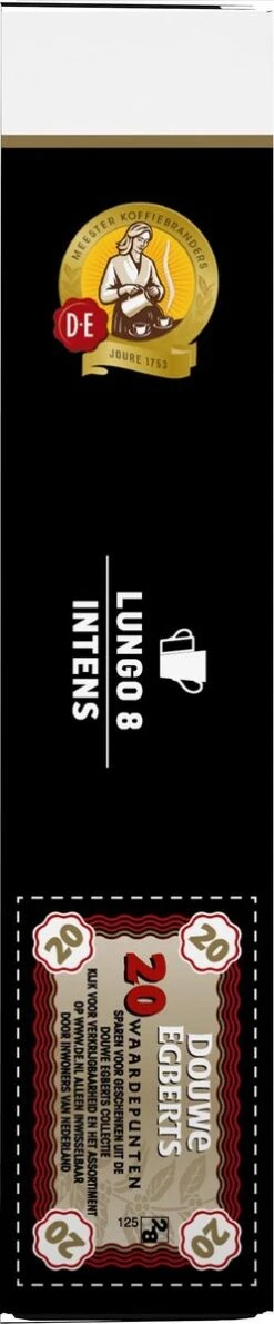 Douwe Egberts Lungo Intens Koffiecups - Intensiteit 8/12 - 10 X 20 Capsules -Koffiedrank Winkel 249x1200 1