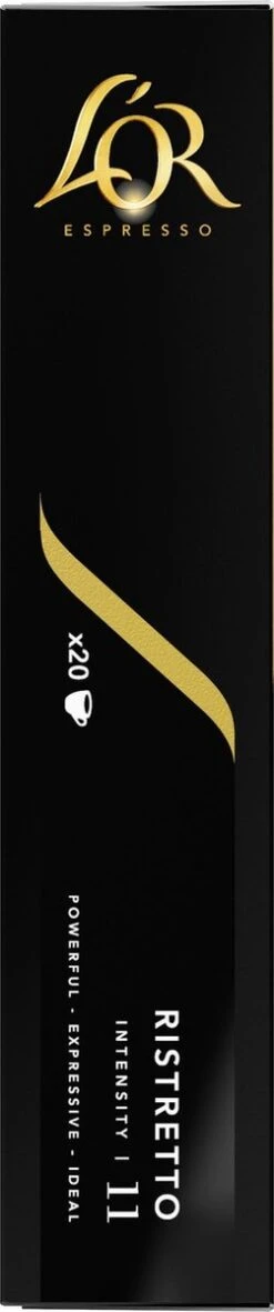 L'OR Espresso Ristretto Koffiecups - Intensiteit 11/12 - 10 X 20 Capsules -Koffiedrank Winkel 251x1200 4